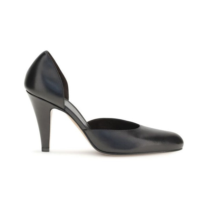 The Row Black Lamb Ovis Aries High Heel Pumps for Women