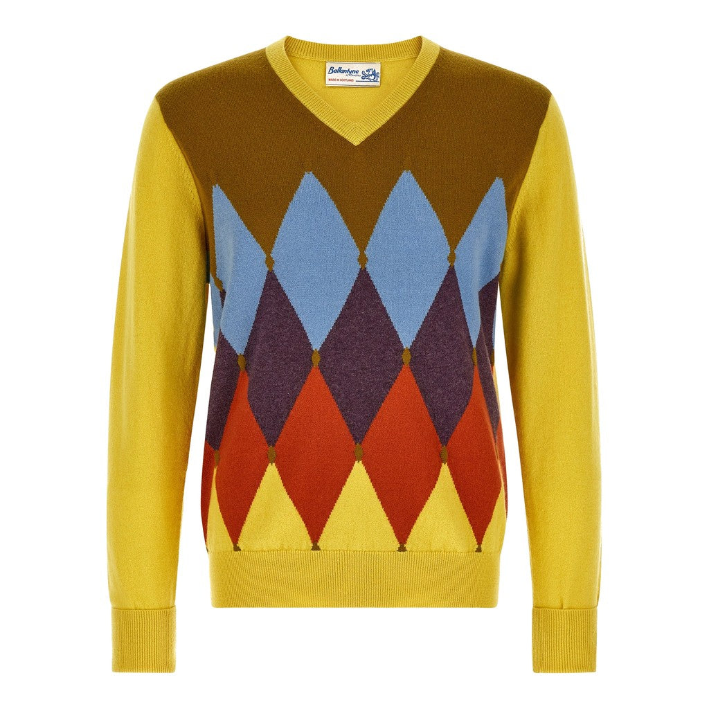 Ballantyne Multicolor Cashmere Cardigan for Men