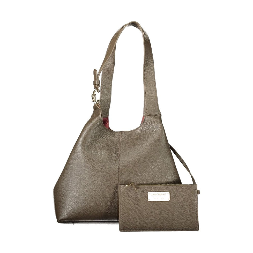 Coccinelle Brown Leather Handbag for Women