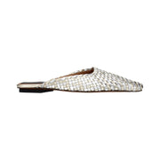 Stella McCartney Gray Leather Slippers for Women