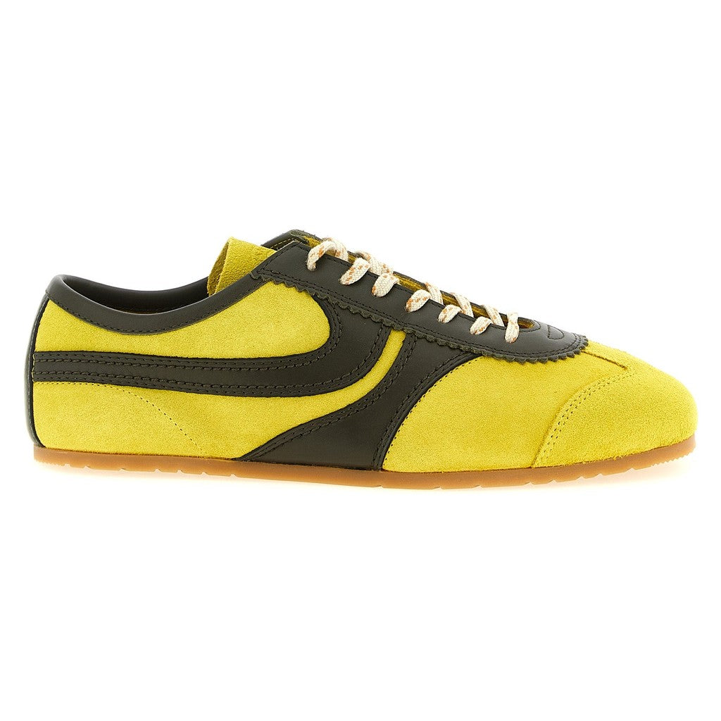 Dries Van Noten Bicolor Calfskin Sneakers for Women