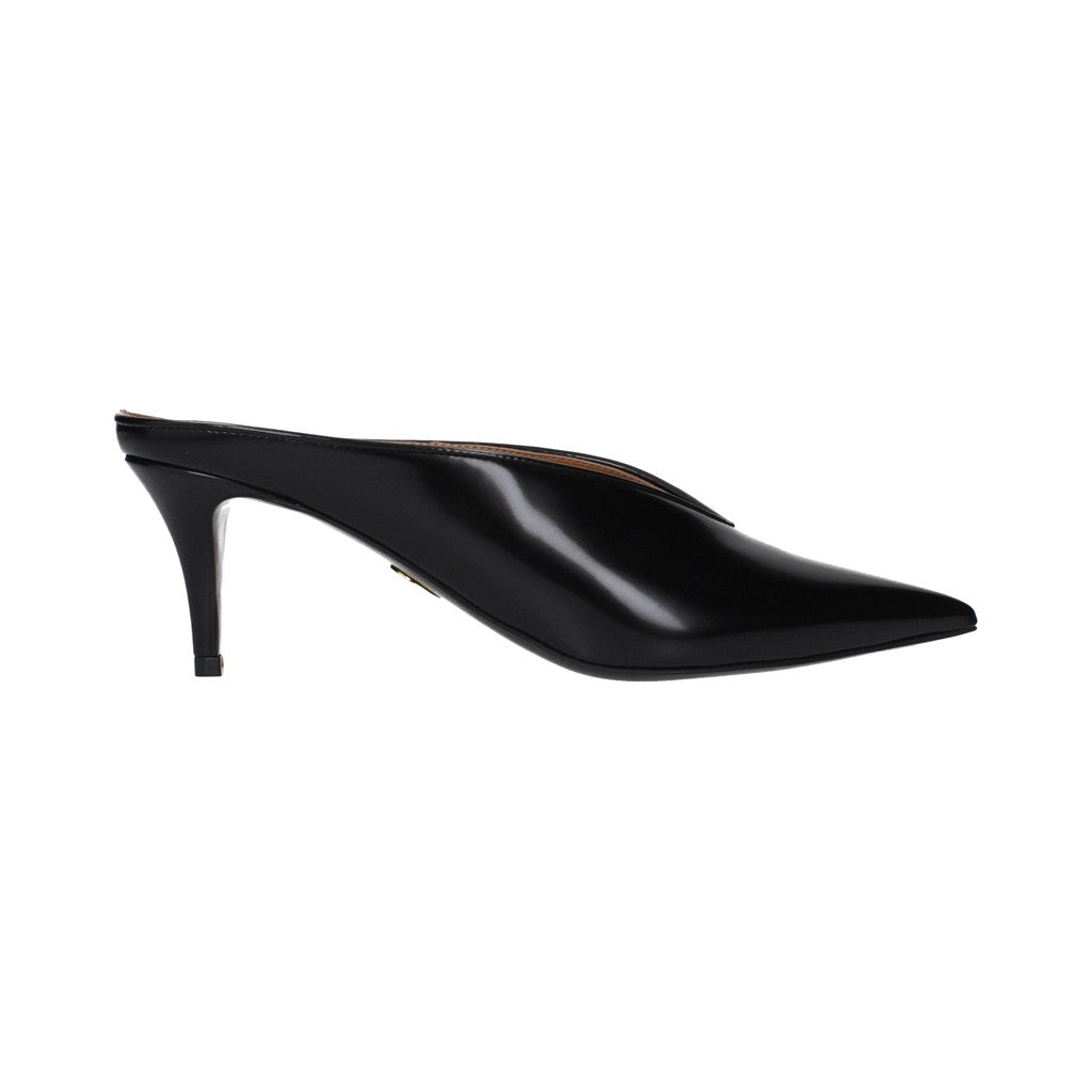 Stella McCartney Black Leather High Heel Pumps for Women