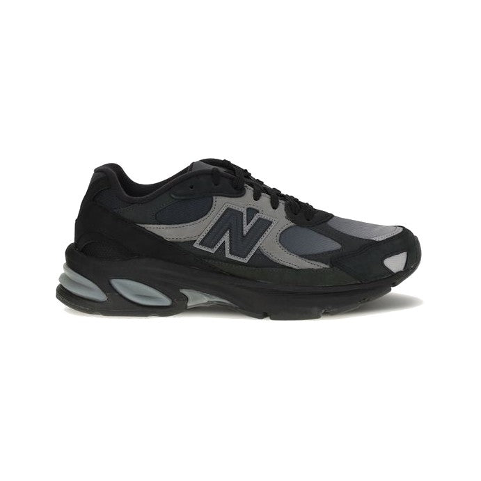 New Balance Black Recycled Polyester Athletic Sneakers for Men