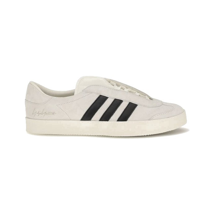 Y-3 White Calf Leather Bos Taurus Sneakers for Men