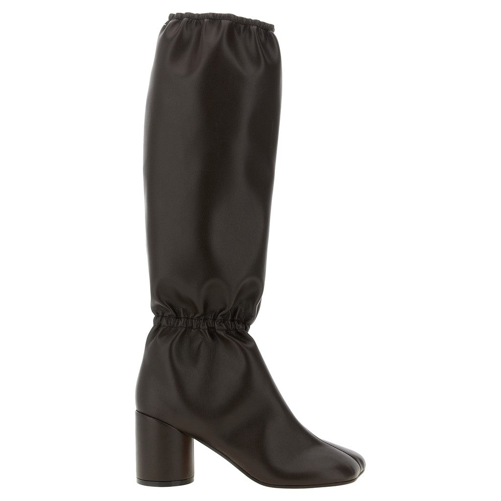 MM6 Maison Margiela Brown Polyethylene Over The Knee for Women