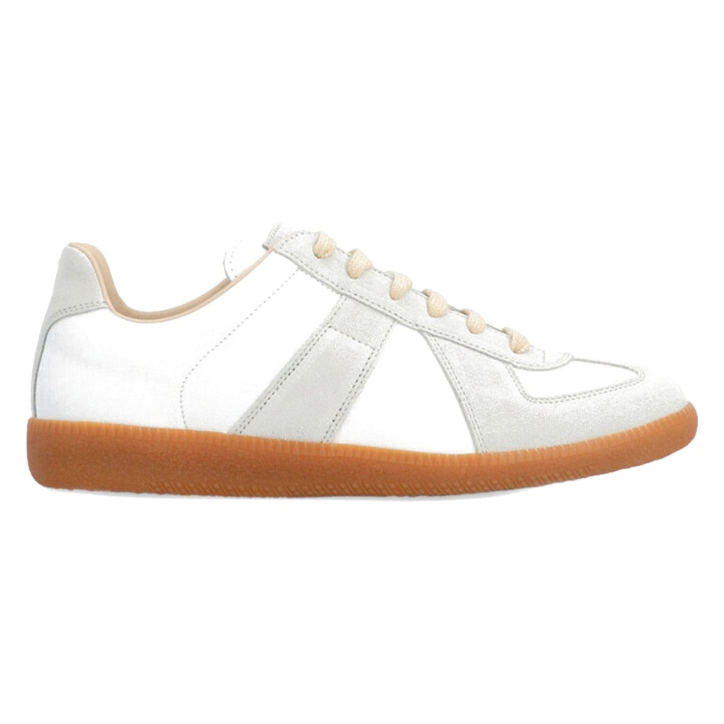 Maison Margiela White Polyvinyl Low Top Sneakers for Women