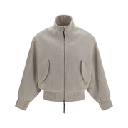 Jacquemus Beige Wool Oves Aries Bomber for Men