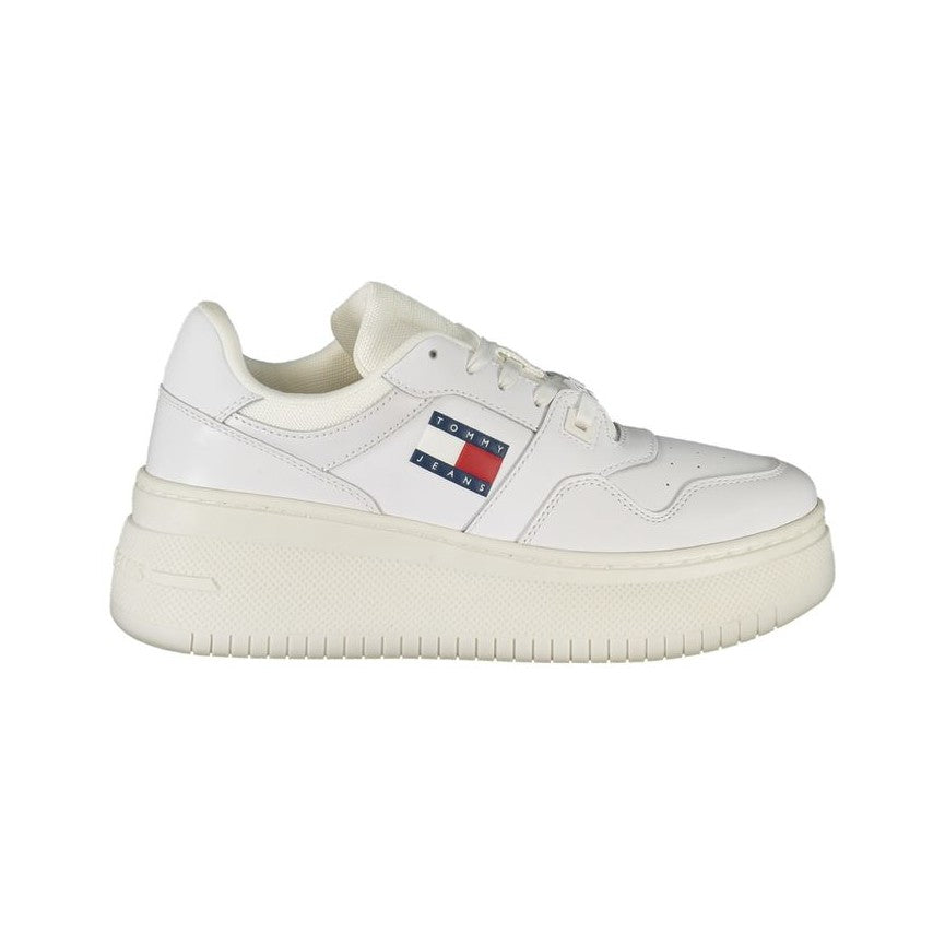 Tommy Hilfiger Bianco Leather Women Sneaker