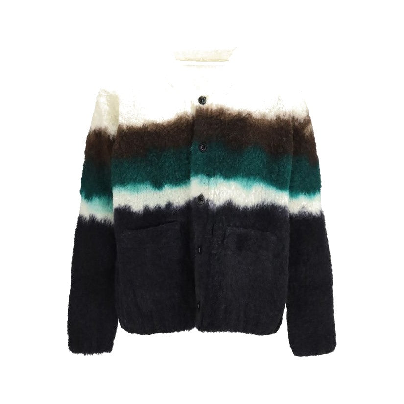 Sacai Multicolor Wool Oves Aries Cardigan for Men