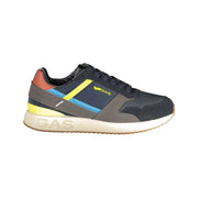 Gas Blue Polyurethane Men's Sneaker