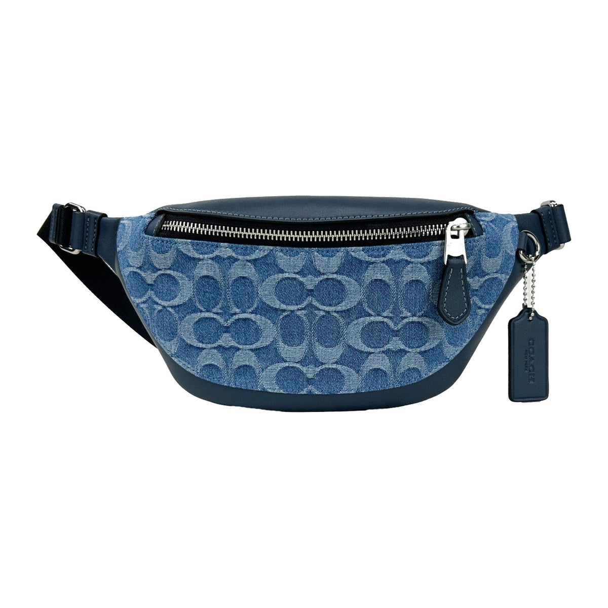 Coach Coach Warren Mini Signature Denim Fanny Belt Bag for Women