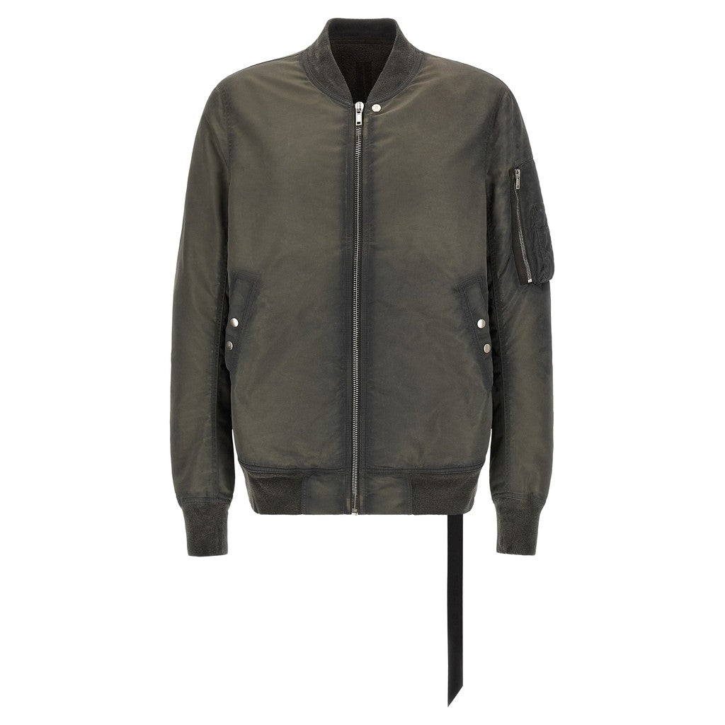 DRKSHDW Gray Nylon Bomber for Men