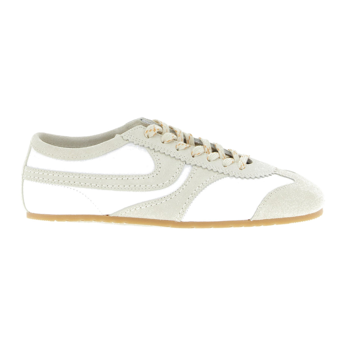 Dries Van Noten Beige Cowhide Low Top Sneakers for Men