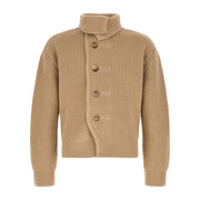 Dries Van Noten Beige Wool Cardigan for Men