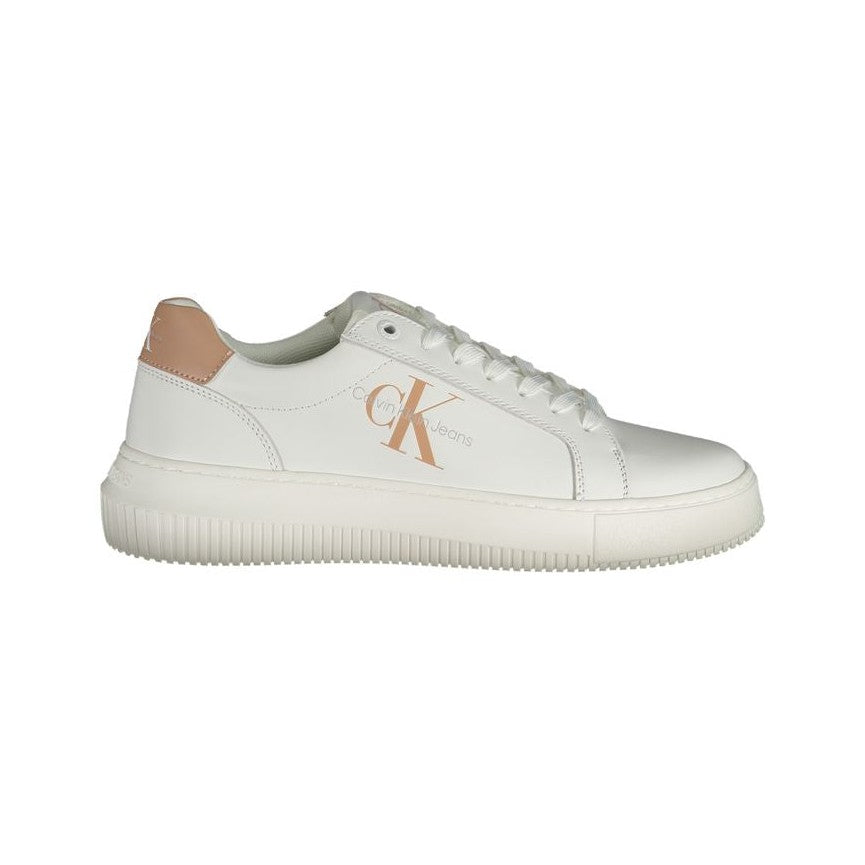 Calvin Klein White Leather Women Sneaker