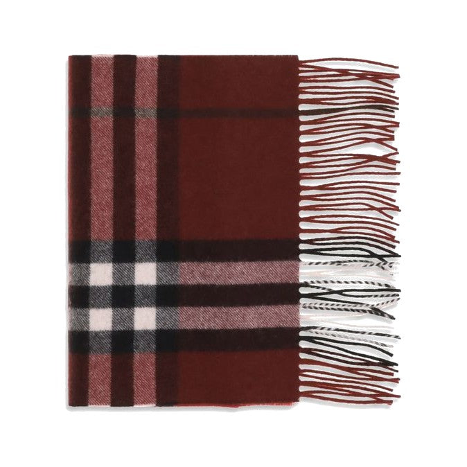 Burberry Bordeaux Cashmere Scarf for Women