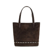 Valentino Garavani Brown Calf Leather Bos Taurus Shoulder Bag for Women