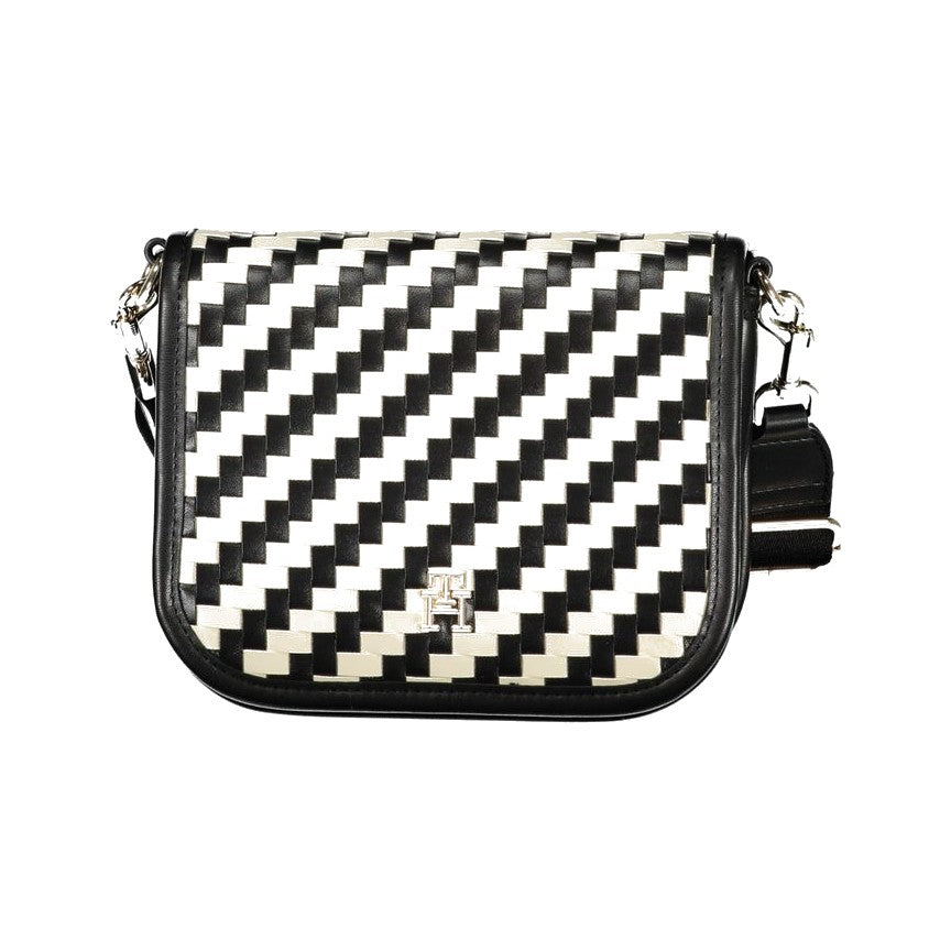 Tommy Hilfiger Black Polyurethane Women Handbag