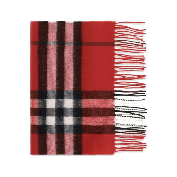 Burberry Red Cashmere Scarf for Women