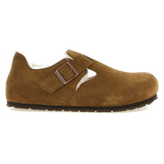 Birkenstock Brown Suede Leather Clogs for Women