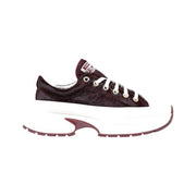 Converse Bordeaux Leather Chunky Sneakers for Women