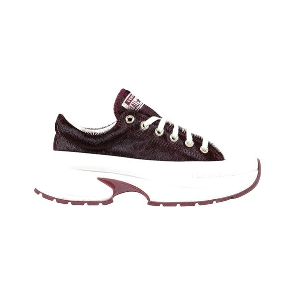 Converse Bordeaux Leather Chunky Sneakers for Women