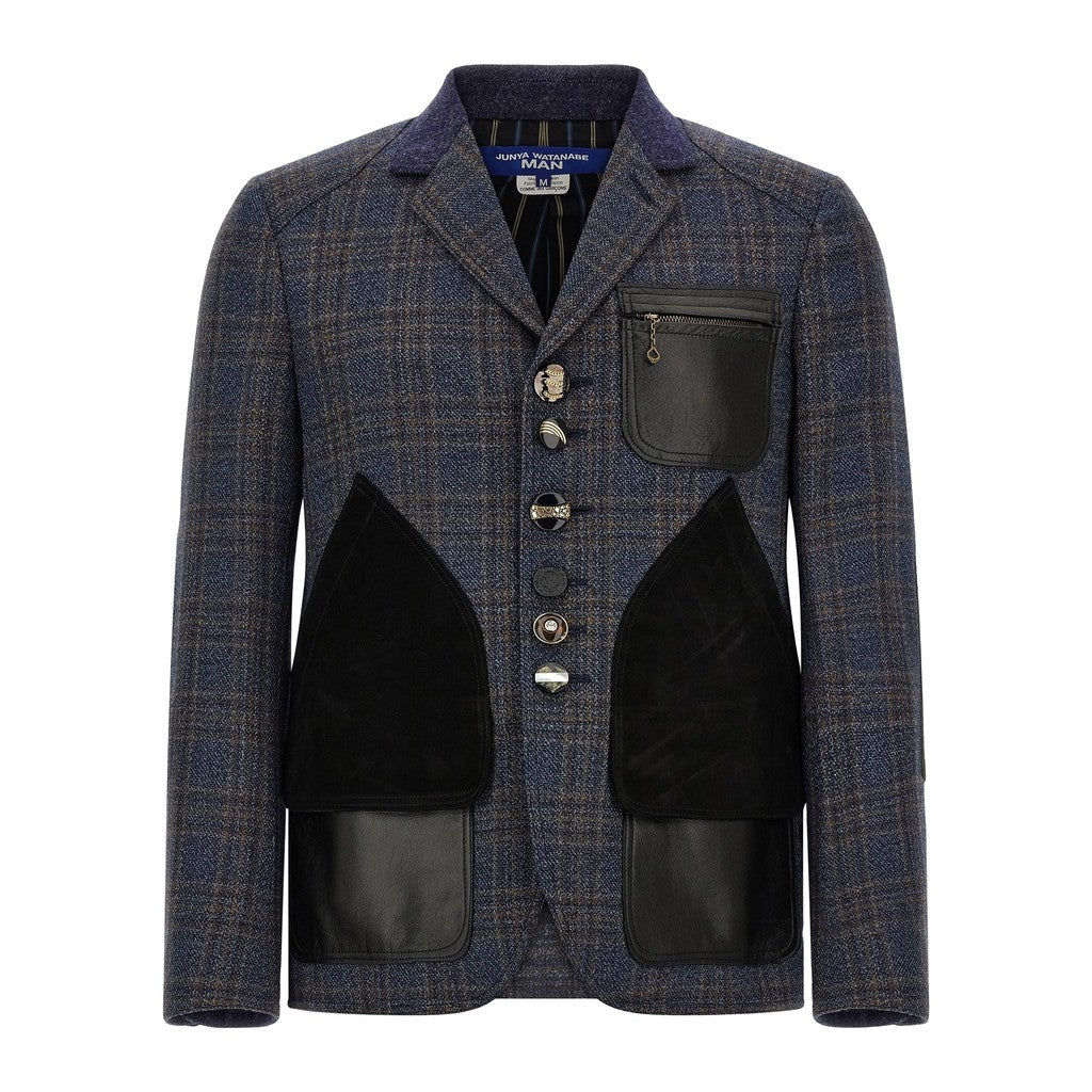 Junya Watanabe Blue Wool Blazer for Men