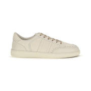 Ferragamo Beige Nubuc Leather Low Top Sneakers for Men