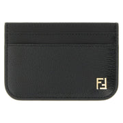 Fendi Black Calfskin Cardholder for Women