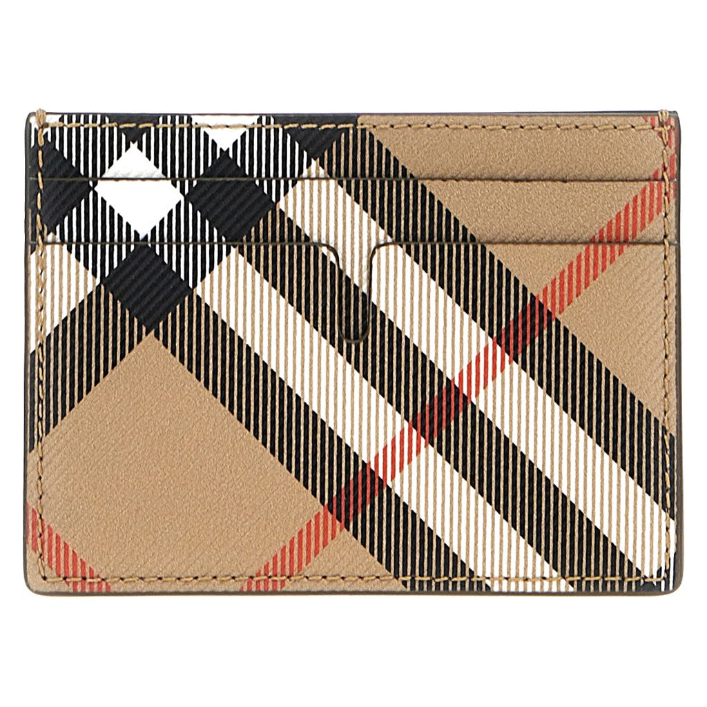 Burberry Beige Polyethylene Cardholder for Men