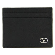Valentino Garavani Black Calfskin Cardholder for Men