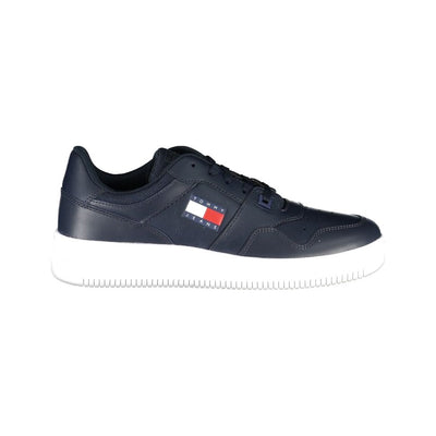 Tommy Hilfiger Blue Leather Men Sneaker