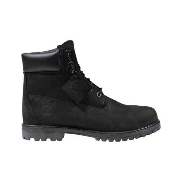 Timberland Black Leather Lace-Up Boots for Women