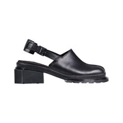 Dr. Martens Black Leather Mules for Women