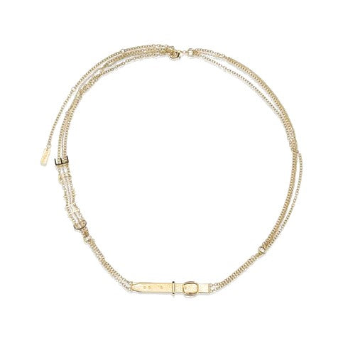 Chloé Gold Brass Regular Belt for Women