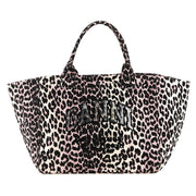 Ganni Multicolor Recycled Cotton Tote Bag for Women