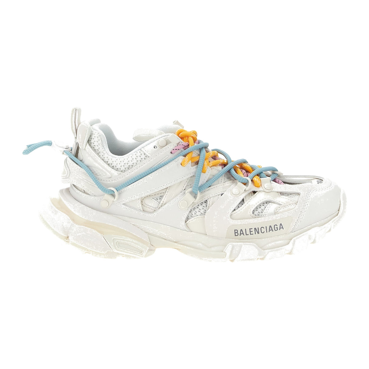 Balenciaga White Polyethylene Athletic Sneakers for Women