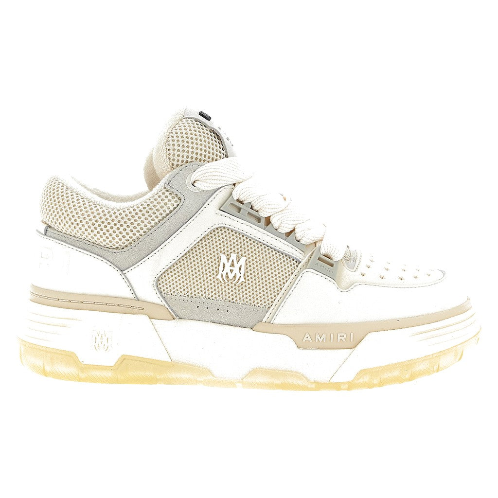 Amiri White Calfskin Chunky Sneakers for Women