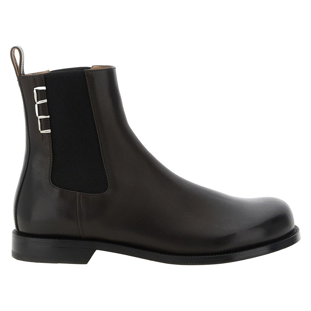 J.W.Anderson Brown Calfskin Chelsea Boots for Men