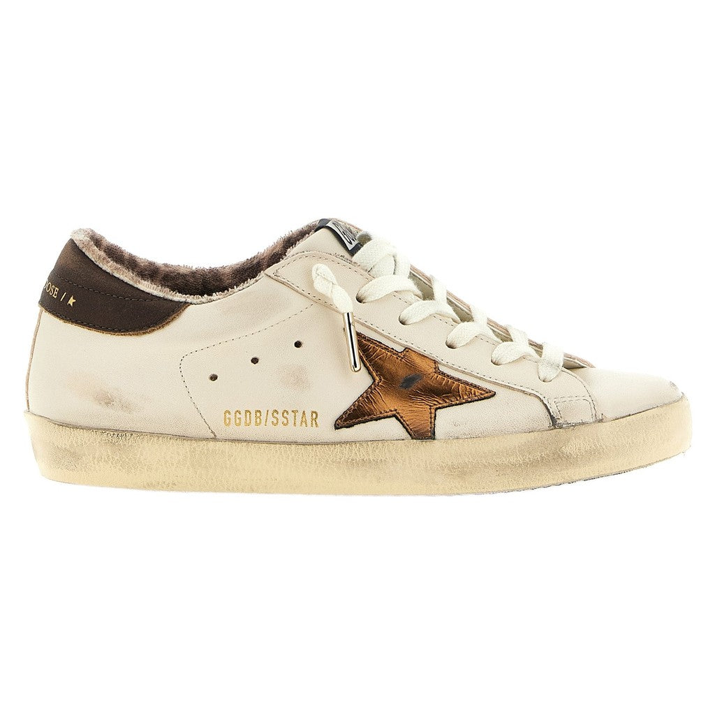 Golden Goose Multicolor Lamb Leather Low Top Sneakers for Women