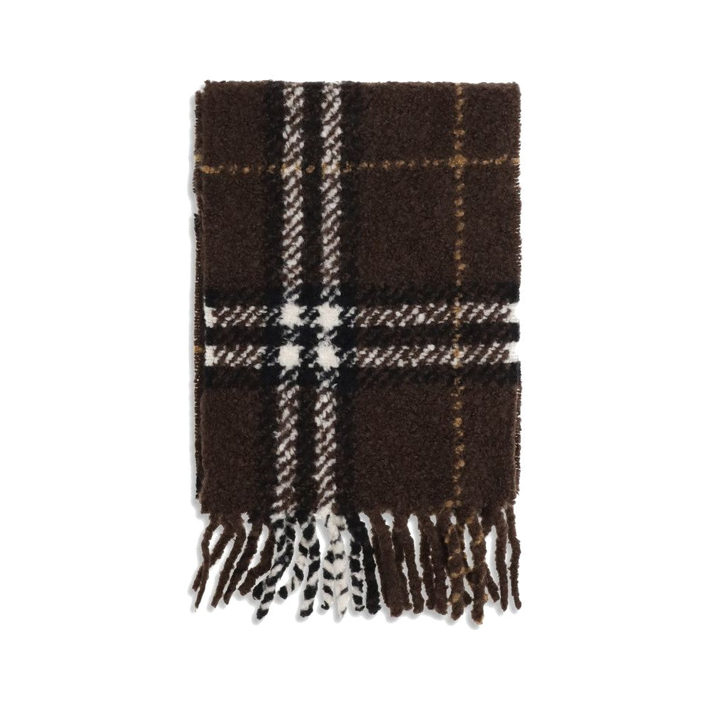 Burberry Brown Alpaca Vicugna Pacos Scarf for Women