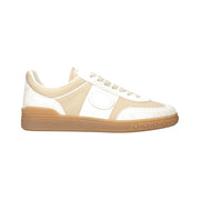 Valentino Garavani Beige Fabric Low Top Sneakers for Men