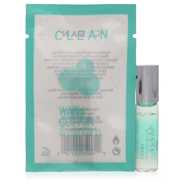 Clean Warm Cotton Mandarine by Clean Mini Eau Fraiche .17 oz for Women