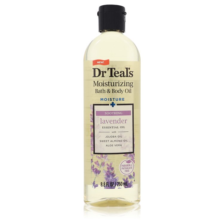 Dr Teals Bath Oil Sooth Sleep with Lavender by Dr Teals Pure Epsom Salt Body Oil Sooth Sleep with Lavender 8.8 oz for Women