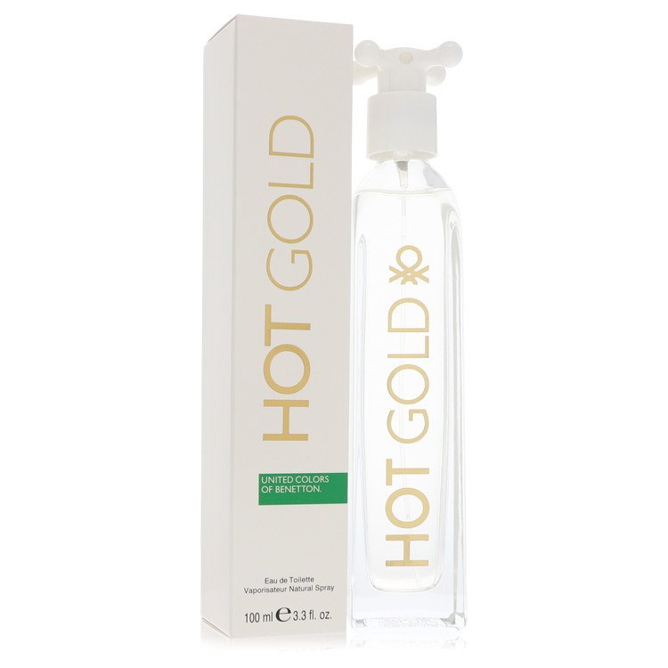 Hot Gold by Benetton Eau De Toilette Spray 3.3 oz for Women