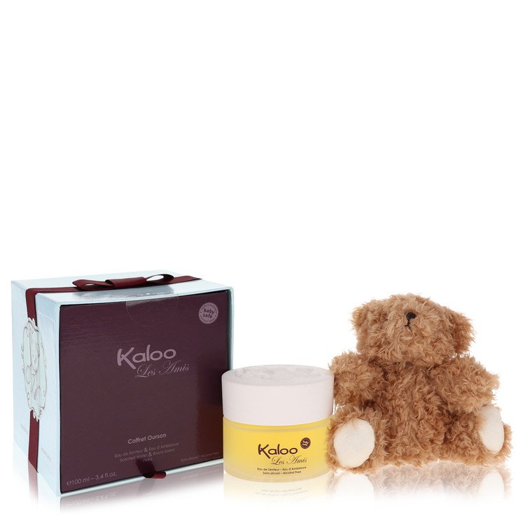 Kaloo Les Amis by Kaloo Eau De Senteur Spray / Room Fragrance Spray (Alcohol Free) Free Fluffy Bear 3.4 oz for Men