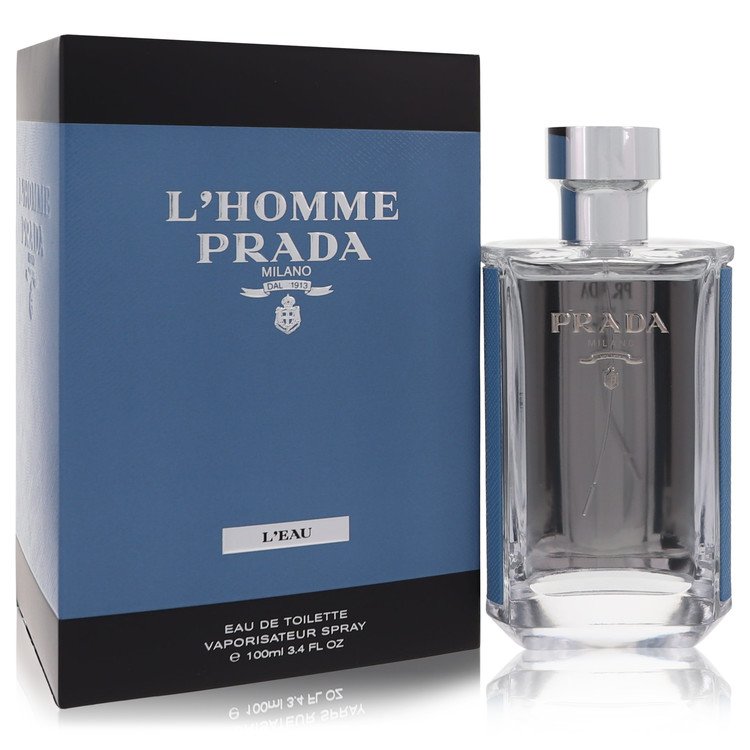 Prada LHomme Leau by Prada Eau De Toilette Spray 3.4 oz for Men
