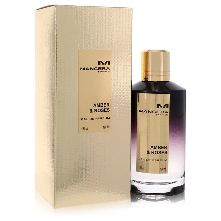 Mancera Amber Roses by Mancera Eau De Parfum Spray (Unisex) 4 oz for Women