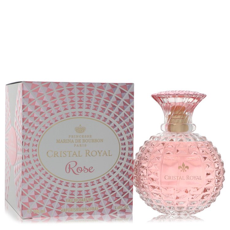 Marina De Bourbon Cristal Royal Rose by Marina De Bourbon Eau De Parfum Spray 3.4 oz for Women