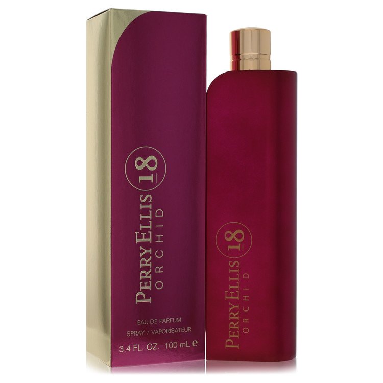 Perry Ellis 18 Orchid by Perry Ellis Eau De Parfum Spray 3.4 oz for Women Perry Ellis Main image
